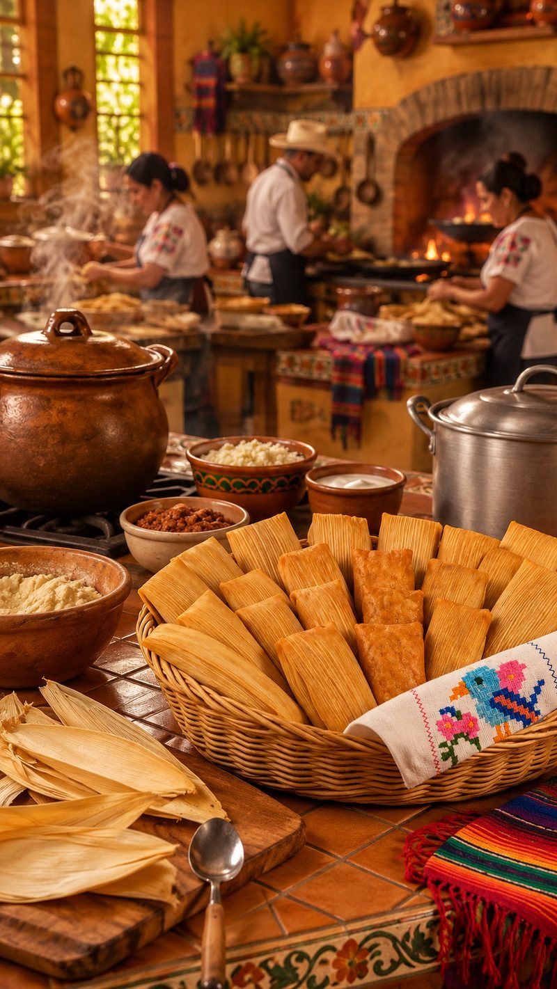 Cocina mexicana rústica